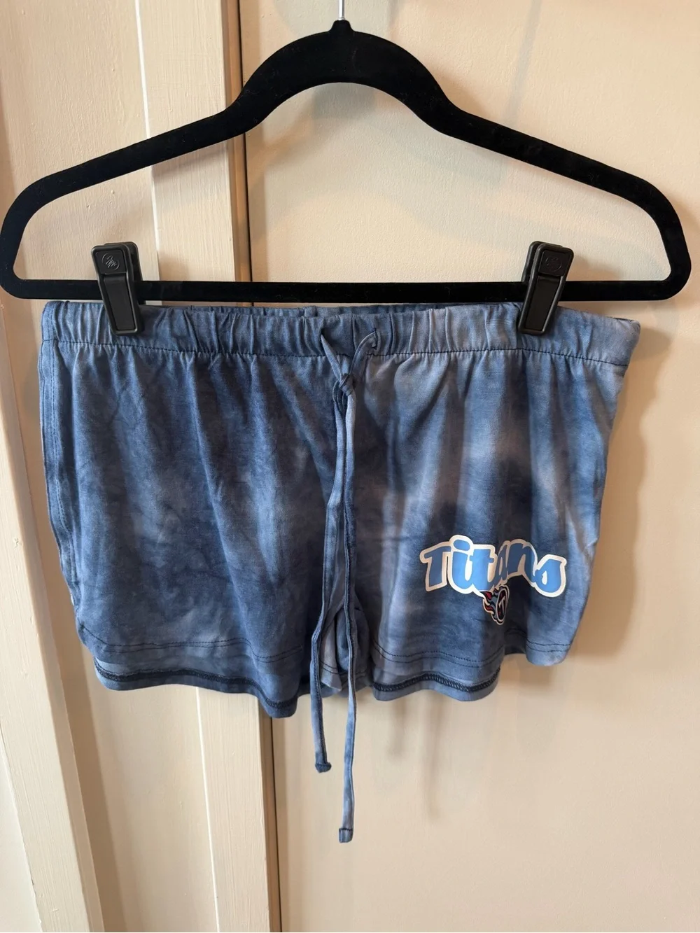 Tennessee Titans Blue Tie-Dye Tank Top and Shorts Set